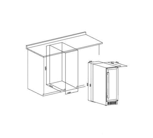 Винный шкаф MAUNFELD MBWC-56D17