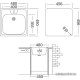 Кухонная мойка Ukinox Классика CLM480.480 ---T6K 0C- с сифоном