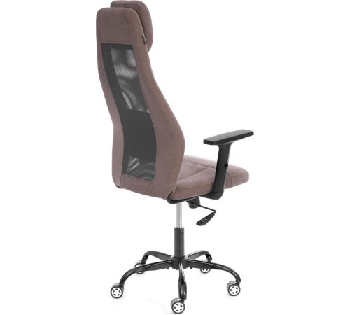 Офисное кресло TetChair Aviator PLT metalBL ткань, светло-коричневый/серый, KUB 03/W-12