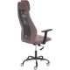 Офисное кресло TetChair Aviator PLT metalBL ткань, светло-коричневый/серый, KUB 03/W-12