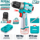 Дрель-шуруповерт Total TDLI16682 с 2-мя АКБ, кейс