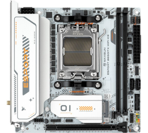 Материнская плата Maxsun eSport B650ITX WiFi Ice