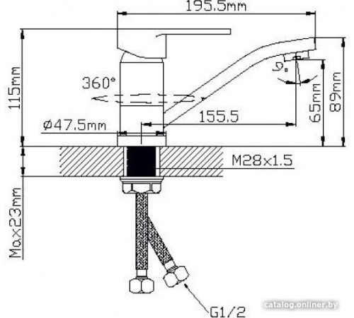 Смеситель Wisent WP45006-2