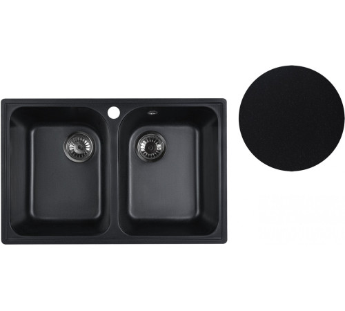 Кухонная мойка Marblan Duas оникс