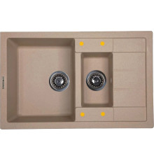 Кухонная мойка Ecoshtein Rechteck 781.5 бежевый