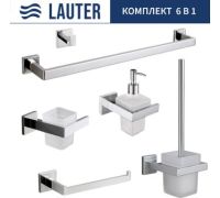Набор аксессуаров для ванной Lauter 21SH71061+21SH71091+21SH71071+21SH71091+21SH71011+21SH71111 Chrome, 6 предметов