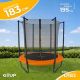 Батут GoUP Elite-D183 с сеткой, оранжевый