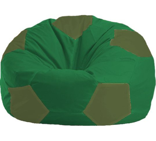 Кресло-мешок Flagman Мяч Стандарт М1.1-236 зеленый/темно-оликовый