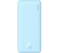 Внешний аккумулятор Baseus Airpow Fast Charge Power Bank 20W 20000mAh голубой