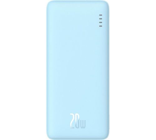 Внешний аккумулятор Baseus Airpow Fast Charge Power Bank 20W 20000mAh голубой