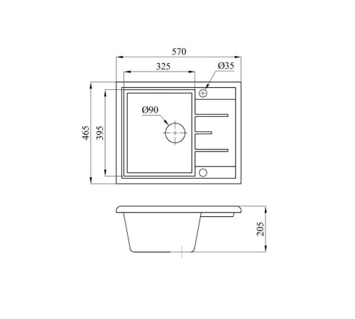 Кухонная мойка AV Engineering Platinum AV765495PSNA песочный