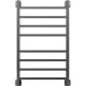 Полотенцесушитель Двин Plaza L 80x50 черный матовый