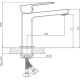 Умывальник Lauter 21478 + Cascade 21СК655BS с донным клапаном 21190B черный матовый