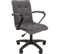 Офисное кресло CHAIRMAN 030 ткань, T-55 серый/пластик
