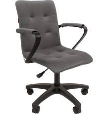 Офисное кресло CHAIRMAN 030 ткань, T-55 серый/пластик