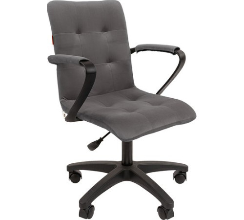 Офисное кресло CHAIRMAN 030 ткань, T-55 серый/пластик