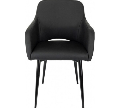 Офисный стул Бюрократ CH-380F черный, экокожа