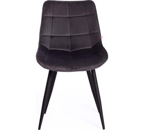 Стул TetChair Abruzzo металл/велюр серый вельвет HLR-21