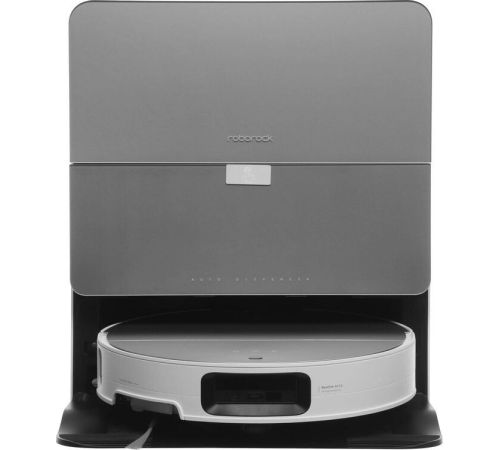Робот-пылесос Roborock Robotic Vacuum Cleaner+Empty Wash Fill Dock S9 MaxV Ultra S90VER S9MVU02-02 с русской озвучкой, белый