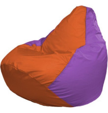 Кресло-мешок Flagman Груша Макси Г2.1-206 сиреневый/оранжевый