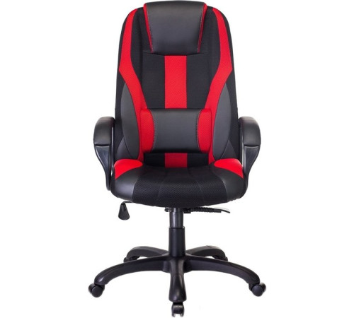 Кресло Zombie VIKING-9/BL+RED черный/красный