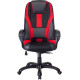 Кресло Zombie VIKING-9/BL+RED черный/красный