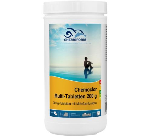 Химия для бассейна Chemoform Всё-в-одном мульти-таблетки 200 г 1 кг