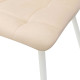 Стул Leset Скай LST00158-9 велюр, бежевый/белый