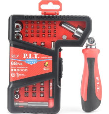 Набор отвертка с битами и головками P.I.T. Advance HSDR04-0068 68 предметов