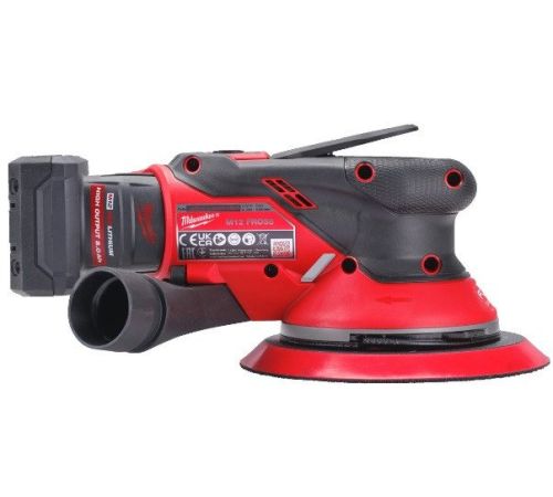 Эксцентриковая шлифмашина Milwaukee M12FROS5-502X 4933493651 с 2-мя АКБ, кейс