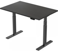Стол Smartstol Slim 120x80x1.8 черный/венге 138
