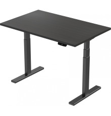 Стол Smartstol Slim 120x80x1.8 черный/венге 138