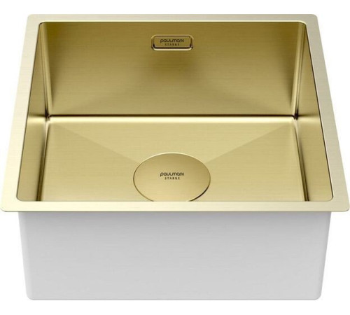 Кухонная мойка Paulmark Next 44 UNI PM214444-LG золото/светлое золото