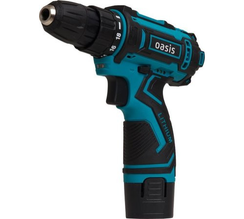 Дрель-шуруповерт Oasis ASB-12S с 2-мя АКБ, кейс