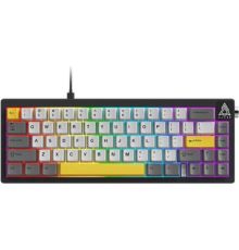 Клавиатура Ajazz AK650 Wired серый/белый/желтый, Ajazz Bright Moon