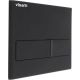 Унитаз подвесной Berges Wasserhaus Ventas Black Rimless + Visam Slim 525 EX-043324 с сиденьем