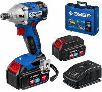Винтоверт Зубр Профессионал GVB-250-42 с 2-мя АКБ 4 Ач, кейс