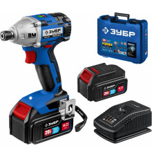 Винтоверт Зубр Профессионал GVB-250-42 с 2-мя АКБ 4 Ач, кейс