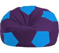 Кресло-мешок Flagman Мяч Стандарт М1.1-74 фиолетовый/голубой