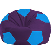 Кресло-мешок Flagman Мяч Стандарт М1.1-74 фиолетовый/голубой
