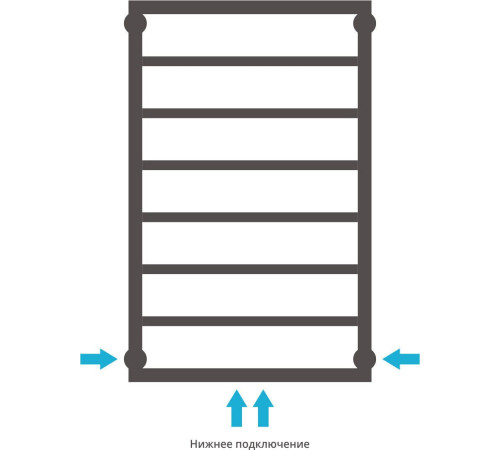 Полотенцесушитель Сунержа Канцлер 800x500 31-0254-8050