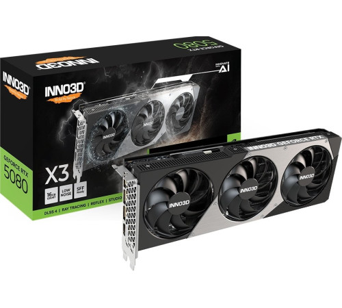 Видеокарта Inno3D GeForce RTX 5080 X3 N50803-16D7-176068N