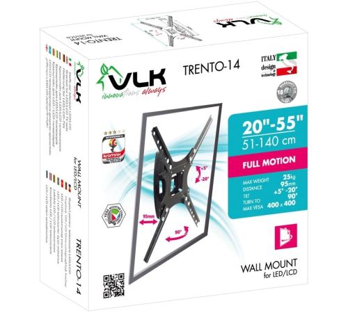Кронштейн для телевизора VLK TRENTO-14 черный