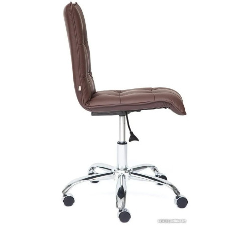 Офисное кресло TetChair Zero кожзам коричневый