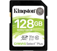 Карта памяти Kingston Canvas Select Plus SDXC 128GB