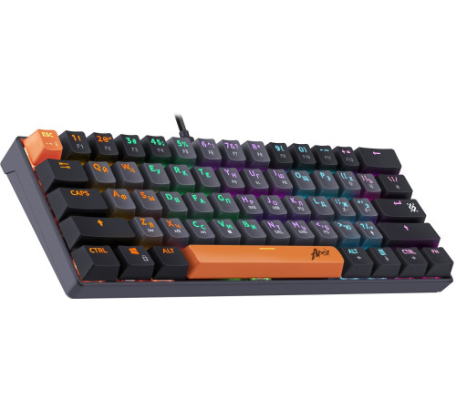 Клавиатура Defender Apex GK-002 серый/черный