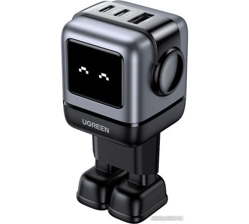 Сетевое зарядное Ugreen Nexode RG 65W CD361 черный/серый