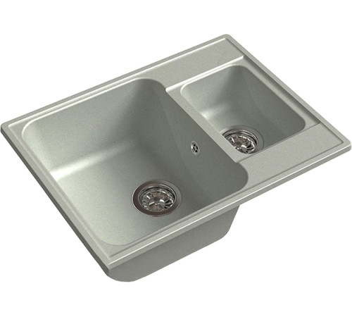 Кухонная мойка GranFest QUARZ Z-09 серый