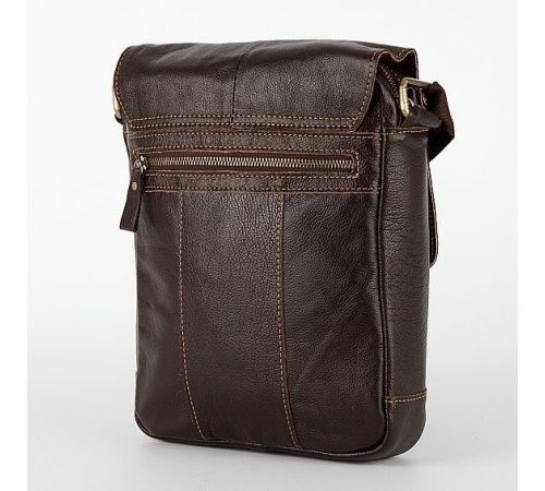 Сумка через плечо Poshete 253-6507-31-DBW коричневый