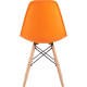 Стул Stool Group Eames Y801 оранжевый